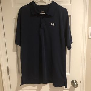 Under Armour Navy Heat Gear Men’s Polo